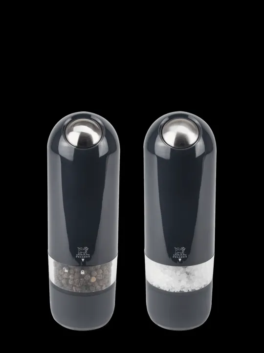 Shop Alaska Set of electric salt and pepper mills in quartz grey, 17cm Salt | Salt & Pepper Mill Sets