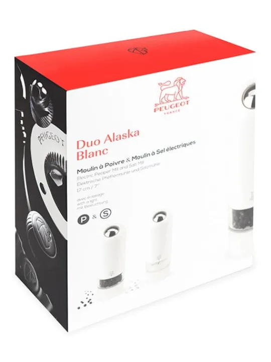 Fashion Alaska Set of electric salt and pepper mills, 17cm Salt | Salt & Pepper Mill Sets