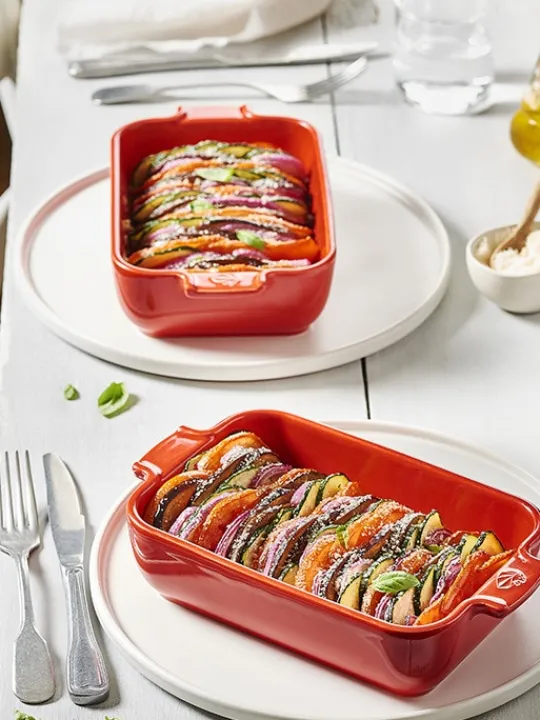 Best Sale Appolia Individual rectangular ceramic oven dish in grey, 22cm Speciality Bakeware | Individual Dishes