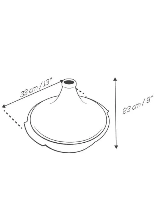Cheap Atlas Atlas, tagine all heat sources, black satin, 30 cm - 11.75 in Tajine Dishes