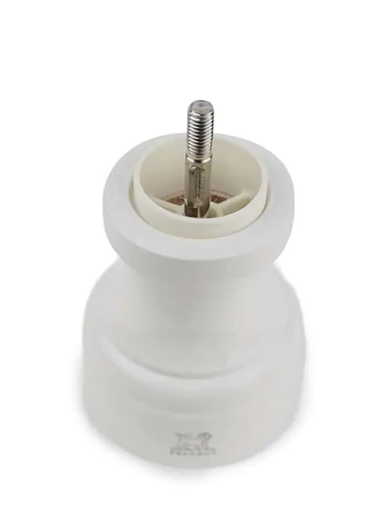 Hot Bistro Manual salt mill in white gloss painted wood, 10cm Salt | Salt Mills
