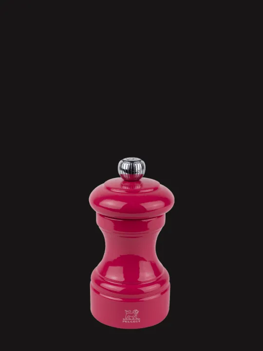 Store Bistro Manual wooden pepper mill in candy pink gloss, 10cm For Under £50 | For The Foodie