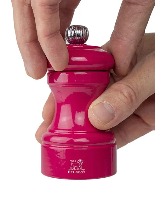 Store Bistro Manual wooden pepper mill in candy pink gloss, 10cm For Under £50 | For The Foodie