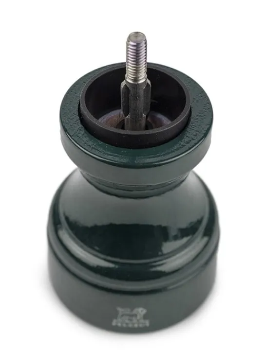 Cheap Bistro Manual wooden pepper mill in forest green gloss, 10cm For Under £50 | Pepper
