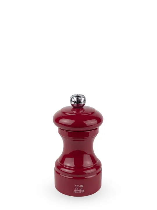 Online Bistro Manual wooden pepper mill in passion red gloss, 10cm For Under £50 | Pepper