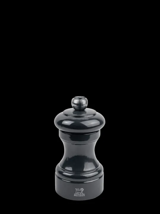 Best Sale Bistro Manual wooden pepper mill in grey gloss, 10cm For Under £50 | Pepper