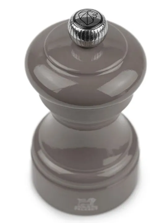 Store Bistro Manual wooden pepper mill in taupe grey gloss, 10cm For Under £50 | Pepper