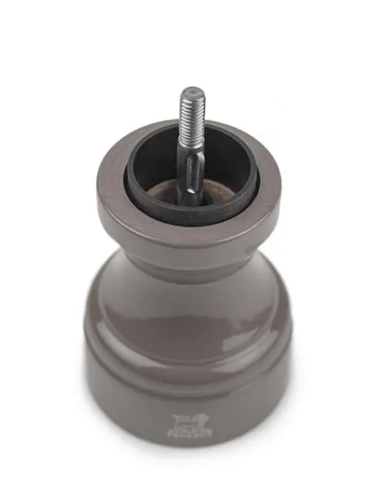 Store Bistro Manual wooden pepper mill in taupe grey gloss, 10cm For Under £50 | Pepper