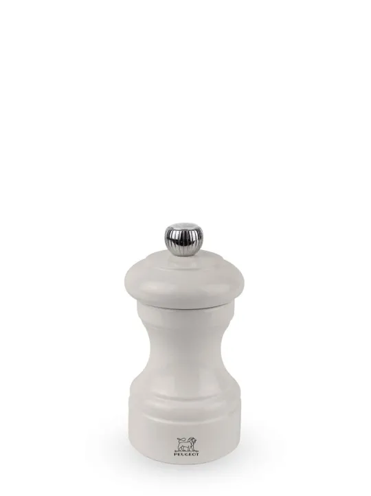 Store Bistro Manual wooden salt mill in gloss, 10cm Salt | Salt Mills