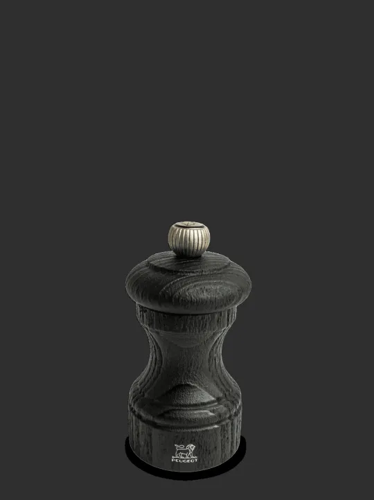 Cheap Bistro nature black Manual upcycled wooden pepper mill in black, 10cm Pepper | Pepper Mills