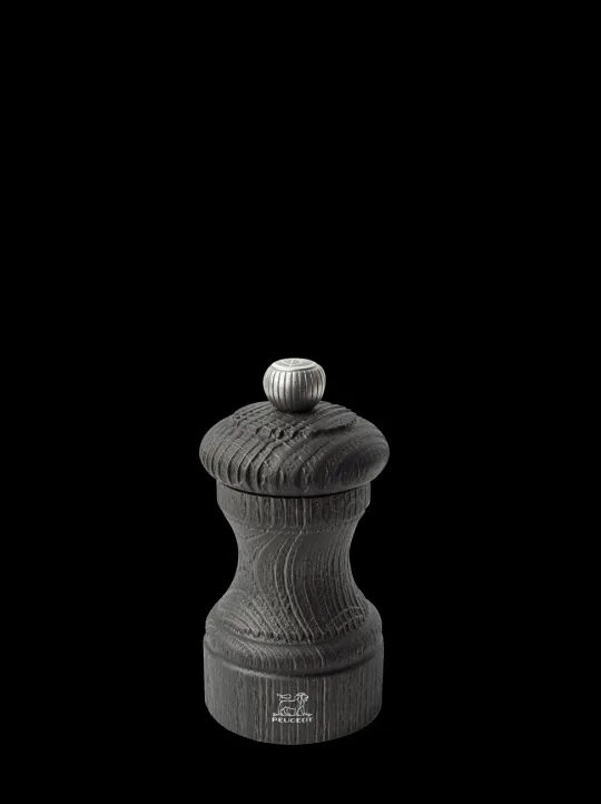 Outlet Bistro nature dark Manual wooden salt mill with alpine salt, 10cm Salt | Salt Mills