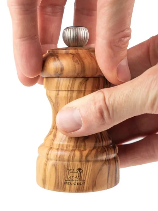 Shop Bistro set manual salt and pepper mills in olive wood, 10cm For The Host With The Most | Salt