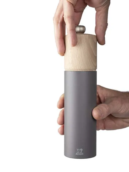 Best Sale Boreal Manual beech wood pepper mill in rock grey, 21cm Pepper | Pepper Mills