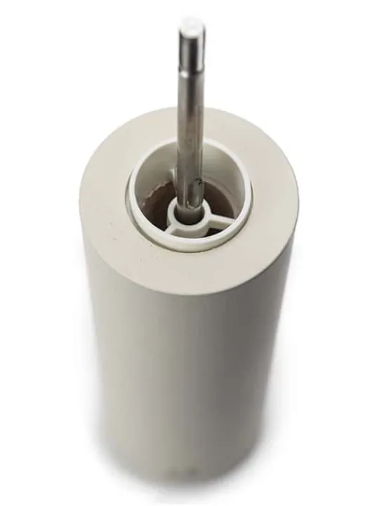 Best Boreal Manual beech wood salt mill in feather white, 21cm Salt | Salt Mills