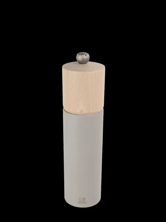 Shop Boreal Manual beech wood salt mill in pebble grey, 21cm Salt | Salt Mills