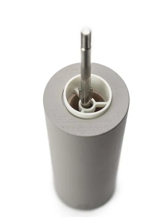 Shop Boreal Manual beech wood salt mill in pebble grey, 21cm Salt | Salt Mills