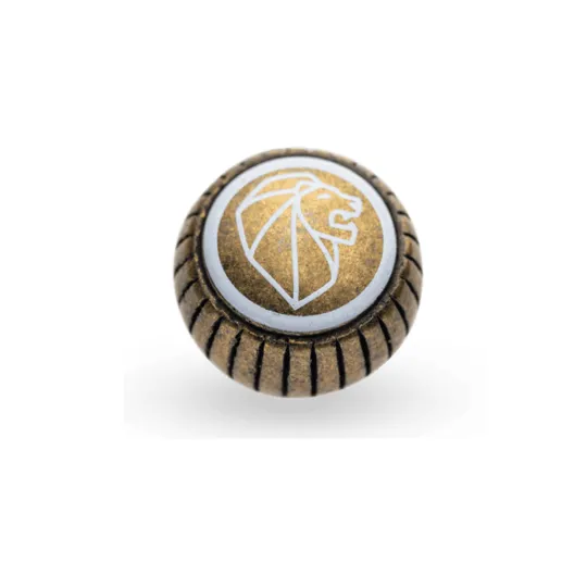 New Bouton bijou Button for manual salt mills, aged finish Spice Mill Accessories