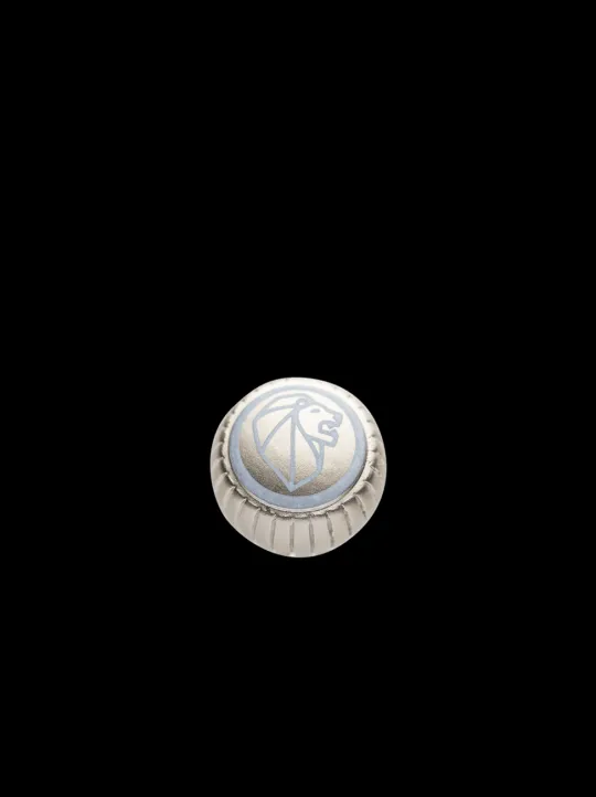 Fashion Bouton bijou Button for manual salt mills, matt nickel Spice Mill Accessories