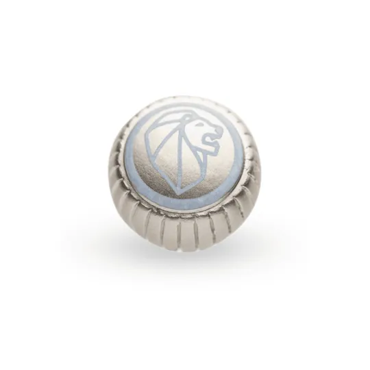 Fashion Bouton bijou Button for manual salt mills, matt nickel Spice Mill Accessories