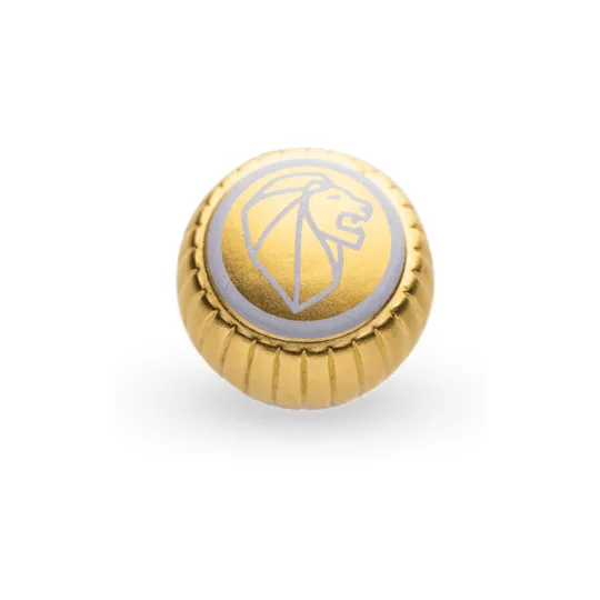 Online Bouton bijou Button for salt mills, matt golden finish Spice Mill Accessories