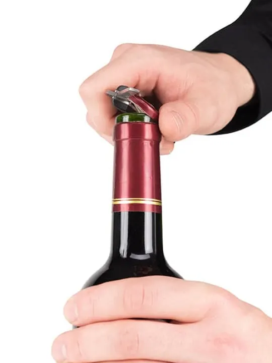 Discount Clavelin Sommelier corkscrew with integrated foil cutter and bottle top remover, 14cm For Under £50 | For The Bar Tender