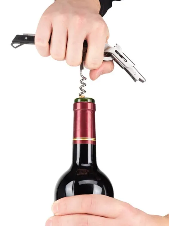 Discount Clavelin Sommelier corkscrew with integrated foil cutter and bottle top remover, 14cm For Under £50 | For The Bar Tender