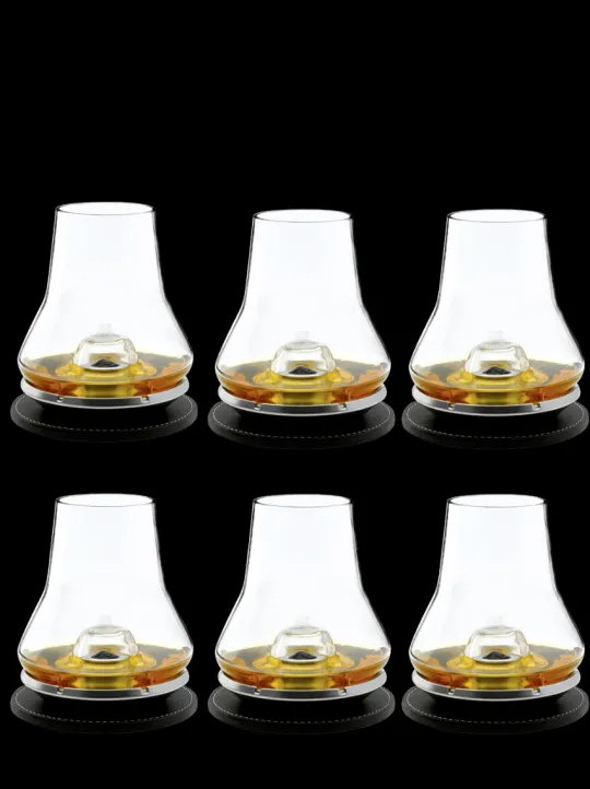 Cheap Collection of whisky tasting glasses 15% off when you buy our bundle of 6 whisky glasses with chilling bases to enhance every moment of taste Tasting Glasses