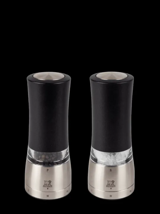 Online Daman electric Set of u’select electric salt and pepper mills, iridescent black, 16 cm For The Host With The Most | For The Foodie