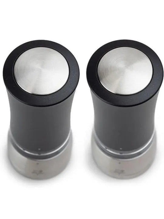 Online Daman electric Set of u’select electric salt and pepper mills, iridescent black, 16 cm For The Host With The Most | For The Foodie