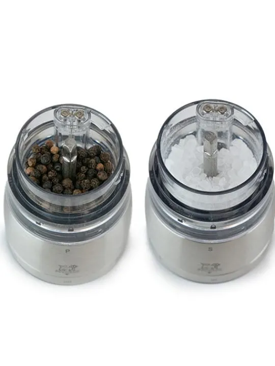 Online Daman electric Set of u’select electric salt and pepper mills, iridescent black, 16 cm For The Host With The Most | For The Foodie