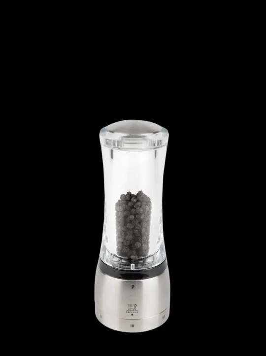 Flash Sale Daman U’select manual pepper, acrylic and stainless steel, 16 cm Pepper | Pepper Mills