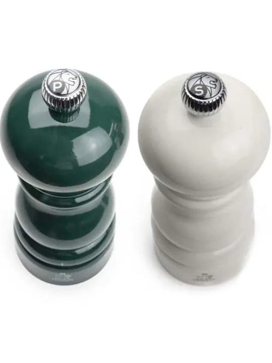 Hot Duo paris Set of paris u'select 15 cm salt and pepper mills with black tray as a gift box Salt | Salt & Pepper Mill Sets