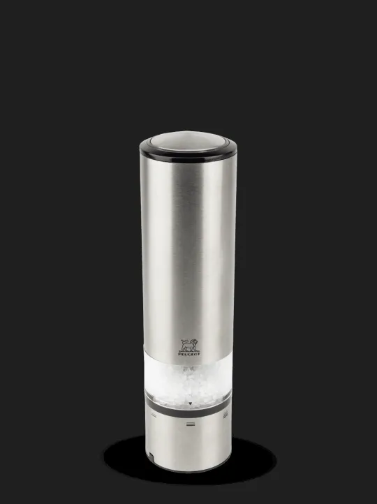 Store Elis sense U'select electric salt mill in stainless steel, 20cm Salt | Salt Mills