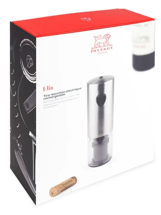 Clearance Elis Stainless steel rechargeable electric corkscrew with battery 20 cm - 8in. Corkscrews