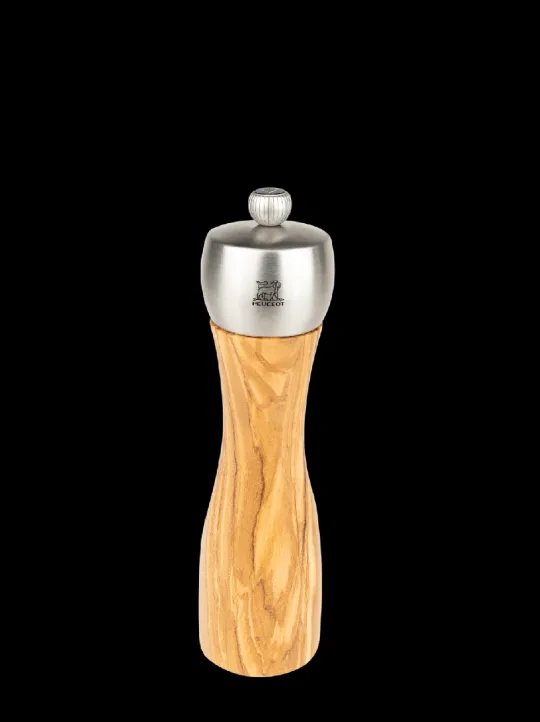 Clearance Fidji Manual pepper mill, olive wood and stainless steel, 20 cm Pepper | Pepper Mills