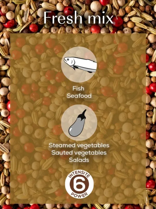 Flash Sale Fresh blend 3 x20g sachets of a pepper blend for fish Pepper | For Under £50