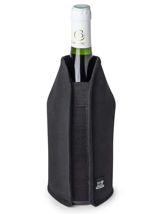 Fashion Fresh ‘n preserve Gift box - black frizz cooler sleeve and dual function pump for wine & sparkling preservation abs finish Wine And Champagne Accessories