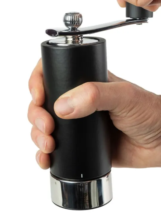 Shop Isen u'select matt wooden pepper mill with crank handle, 18cm For The Host With The Most | Pepper