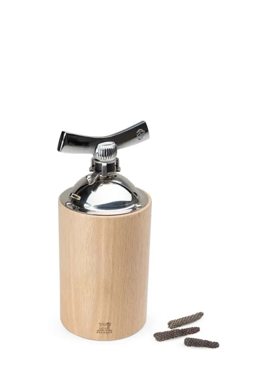 Hot Isen Wooden pepper mill for long peppers and large peppercorns, 16cm Pepper | Pepper Mills