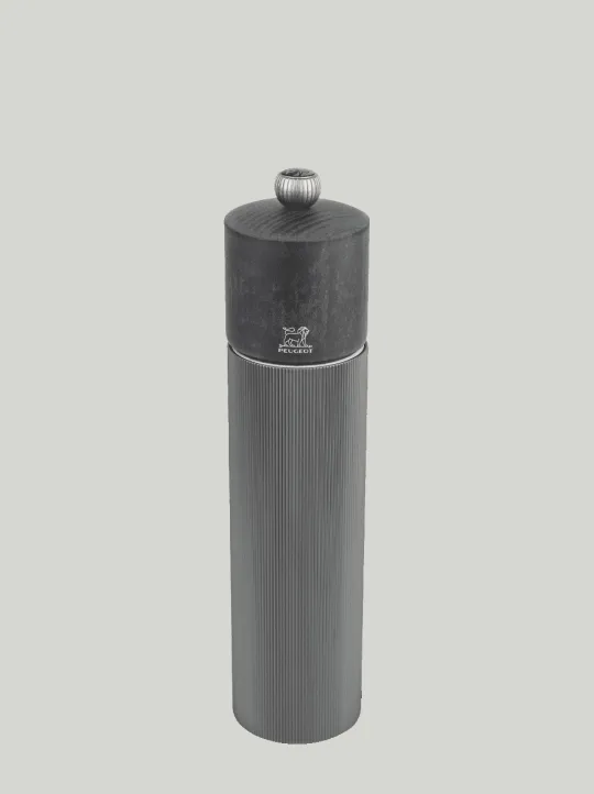 Cheap Line Manual pepper mill in aluminium and wood, carbon, 8,66in Pepper | Pepper Mills