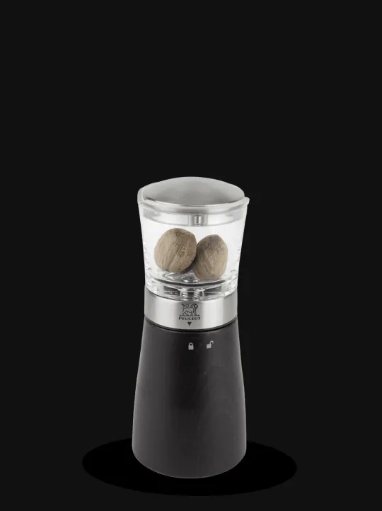 Outlet Madras Manual nutmeg mill in wood with magnetic cover, 15cm Speciality Spice Mills