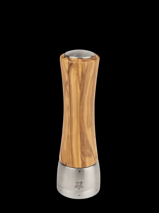 Cheap Madras U'select manual pepper mill in olive wood and stainless steel, 21cm Pepper | Pepper Mills
