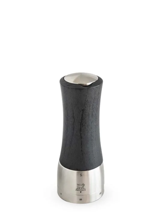 Hot Madras u'select manual wooden and stainless steel salt mill, 16cm Salt | Salt Mills