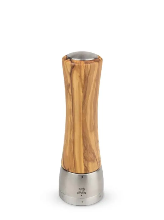 Discount Madras u'select olive wood 21cm bundle Set of 21cm salt and pepper mills with spices Salt | Salt & Pepper Mill Sets