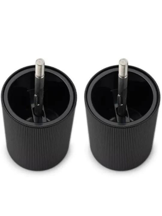 Cheap Night chic Gift set – line manual pepper and salt mills, matte black with stainless steel funnel, 12 cm Salt | Salt & Pepper Mill Sets