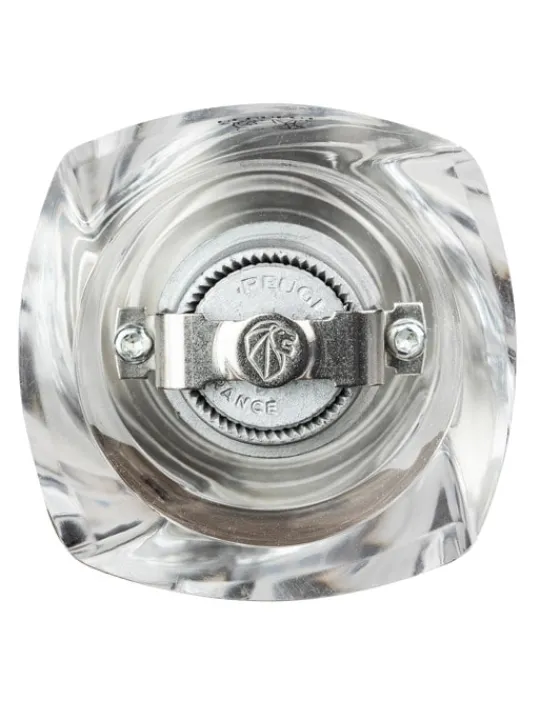 Flash Sale Oléron Manual chilli grinder in matt wood and acrylic, 14cm Speciality Spice Mills