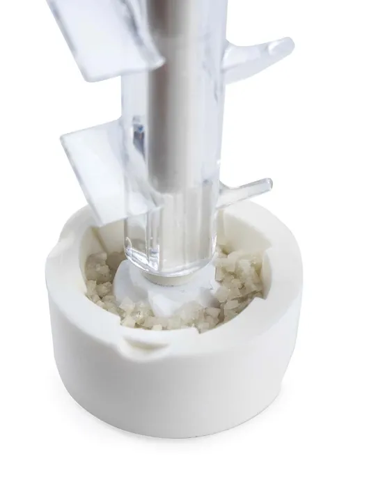 Clearance Oléron Manual wet salt mill, finish, beech wood and acrylic, 14 cm Speciality Spice Mills | Salt