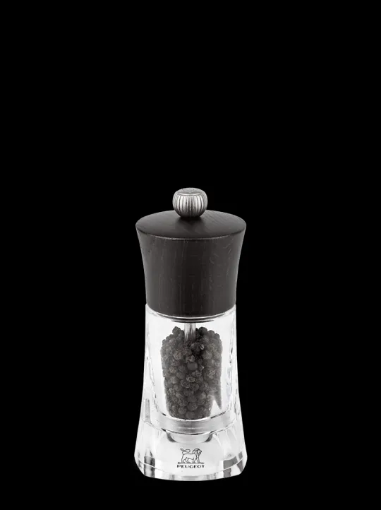 Clearance Oléron Manual wooden & acrylic pepper mill in , 14cm Pepper | Pepper Mills