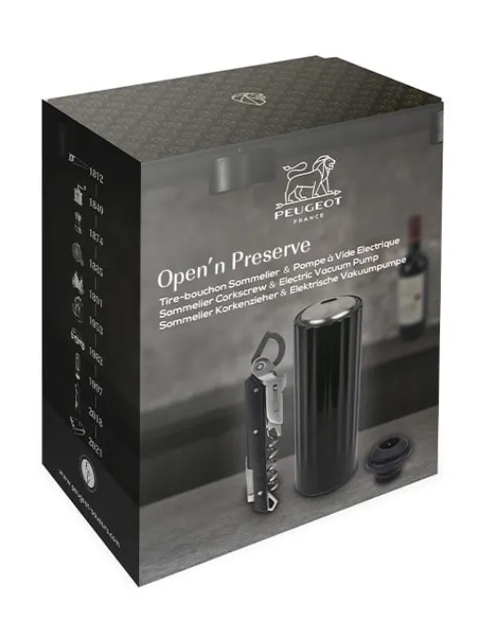 Flash Sale Open'n preserve Gift box – electric vacuum pump for wine and clavelin sommelier’s corkscrew Wine And Champagne Accessories | Corkscrews