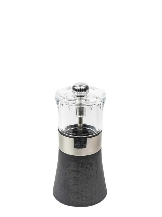 Cheap Oslo wooden salt mill in stainless steel & acrylic, 12cm Salt | Salt Mills